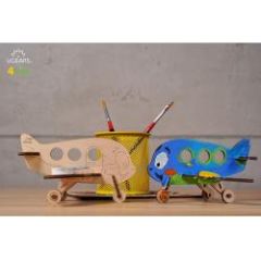 UGears Build And Paint Model Airplane