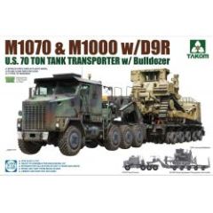 M1070 & M1000 Tank Transport w/ D9R 1/72