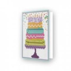 Diamond Dots Happy Birthday Card