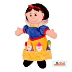 Snow White & 7 Dwarfs Finger Puppet Set Fiesta