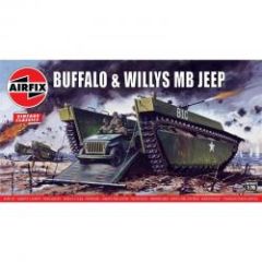 Buffalo & Willys MB Jeep 1/76