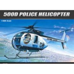 Hughes 500D Police Helicopter 1/48