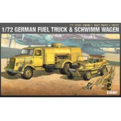 German Fuel Truck & Schwimmwagen 1/72