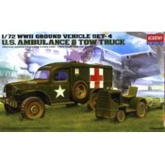 US Ambulance & Towing Tractor 1/72
