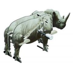 Motorized 3D Puzzle Rhinoceros