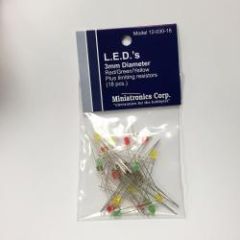 MC 3mm Dia Standard LED Assorted