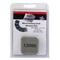 Micro Finishing Cloth Pads 6pk Asst