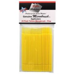 Micro Brushes Yellow Fine 25pk