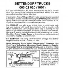 Bettendorf Trucks No Cplr 1pr