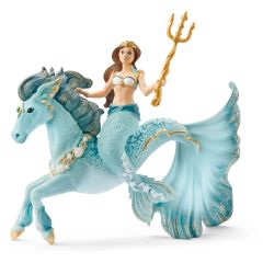 Mermaid Eyela Riding Underwater Horse