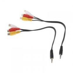 FPV Monitor Cable M 3.5mm to F RCA