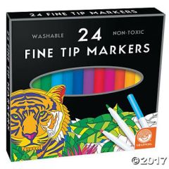 Fine Tip Markers 24pk