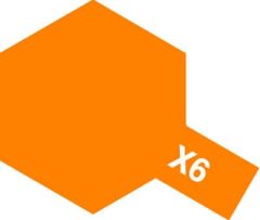 X-6 Gloss Orange Acrylic Mini