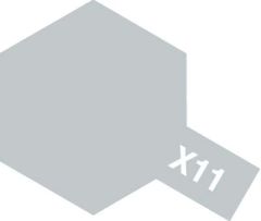 X-11 Gloss Chrome Silver Acrylic Mini