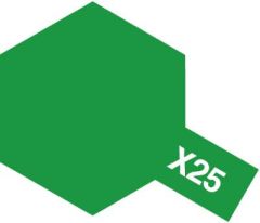 X-25 Gloss Clear Green Acrylic Mini