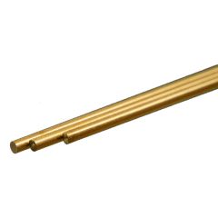 KSE Solid Brass Rod 0.081x 12in  3 pcs