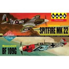 Spitfire Mk.22 / ME109G 2-Pack 1/72