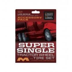 Super Single Tractor Wheel & Tire Set 1/25