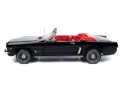 1964-1/2 Ford Mustang Convertible Raven Black 1/18