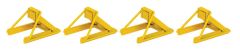 Track Bumpers Yellow 4pk
