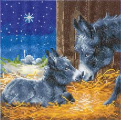 Little Donkey 30 x 30cm Crystal Art Kit