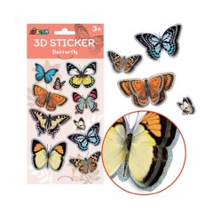 3D Butterfly Stickers