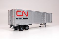 45ft Trailmobile Dry Van Trailer w/ Side Door CN Piggyback no 204906