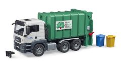 MAN TGS RearLoad Garbage Truck Green