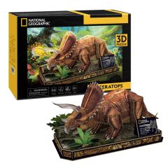 3D Puzzle Triceratops 44pc