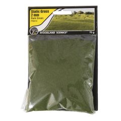 Static Grass Dk Green 2mm