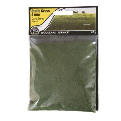 Static Grass Dk Green 4mm