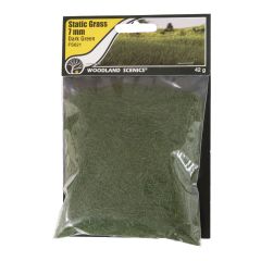 Static Grass Dk Green 7mm