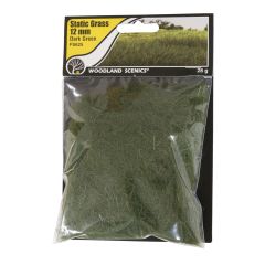 Static Grass Dk Green 12mm
