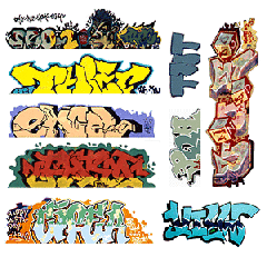 Graffiti Decals Mega Set 6