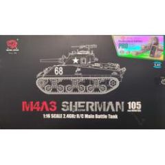 US M4A3 Sherman Full Pro RC Tank 1/16