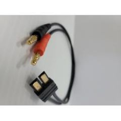 Traxxas to Banana 14awg Charge Lead 12in