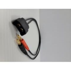 Traxxas ID to Banana 14awg Charge Lead 12in