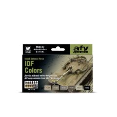 WWII IDF colors 1957-Present 6x17ml
