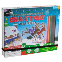 Christmas Card Color & Stencil Kit