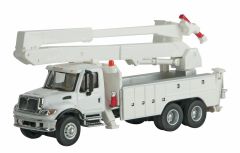 Intl 7600 Utility Truck w/ Bucket Lift White