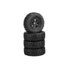 Landmines 1.0" Tire Gold Comp w/ Black #3431B Glide5 Wheel SCX24