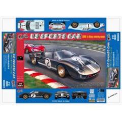 US Sports Car 1966 Le Mans Winning Coupe 1/12