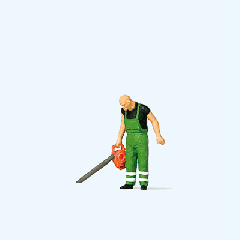 Man with Leaf Blower
