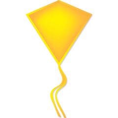 30in Diamond Kite Yellow