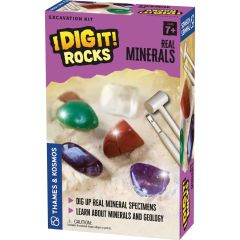 I Dig It Rocks Real Minerals Excavation Kit