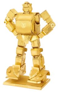 Metal Earth Transformers Gold Bumblebee