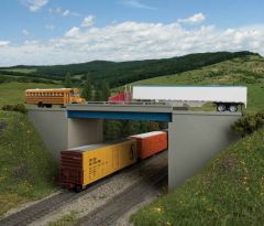 Modern Steel & Concrete Highway Overpass