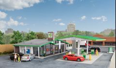 Modernized Gas Station