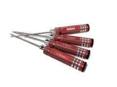 Hex Drivers 4pk 1.5mm 2mm 2.5mm 3mm Red