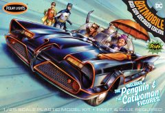 1966 Batmobile w/Catwoman & Penguin Figures 1/25